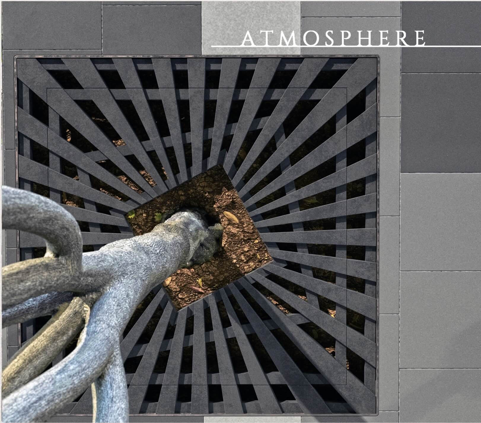 Приствольная решетка для дерева ZKING ATMOSPHERE 1.2х1.2м Черная в Кукуштане фото