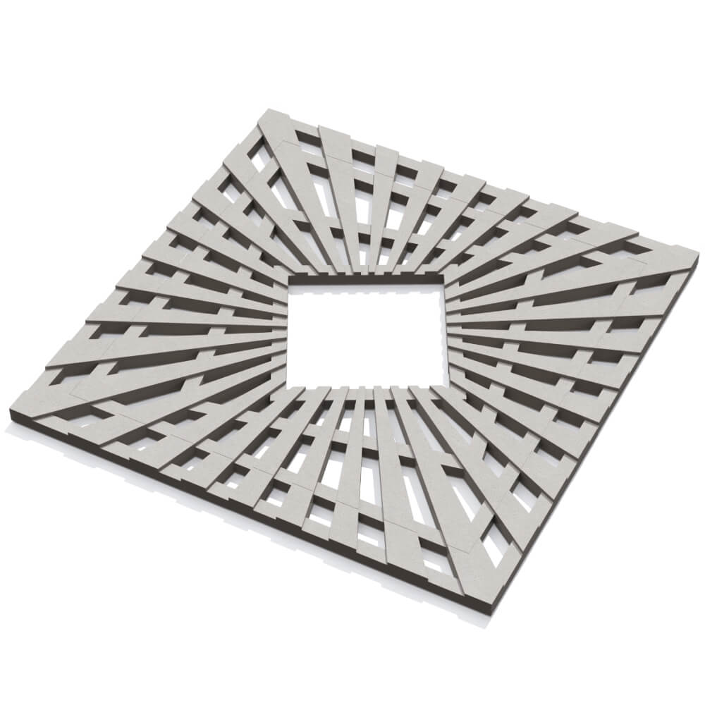 Приствольная решетка для дерева ZKING ATMOSPHERE 1.2х1.2м Бежевая в Кукуштане фото