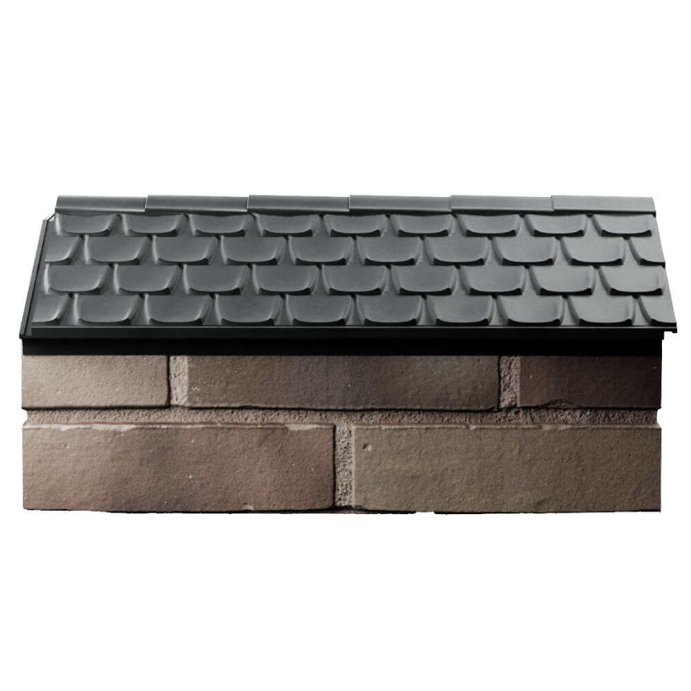 Парапет Zking Эльбрус Серый с посадкой на 1 кирпич (255мм) в Кукуштане фото