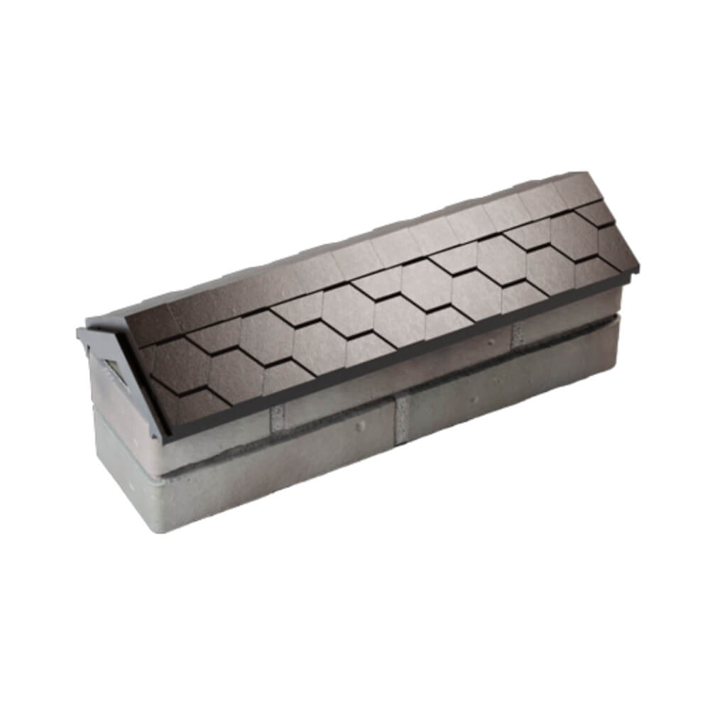 Парапет Zking Эверест Коричневый с посадкой на 0.5 кирпича (130мм) в Кукуштане фото