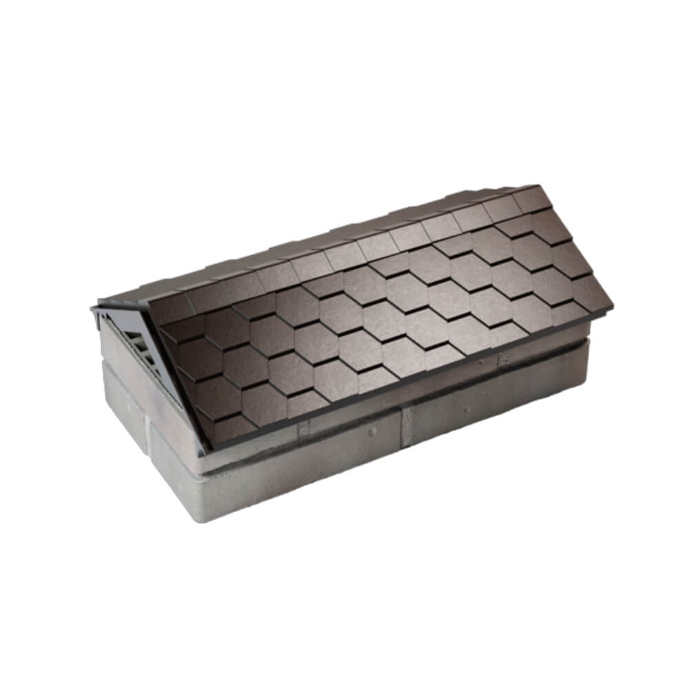 Парапет Zking Эверест Коричневый с посадкой на 1 кирпич (200/225/255мм) в Кукуштане фото