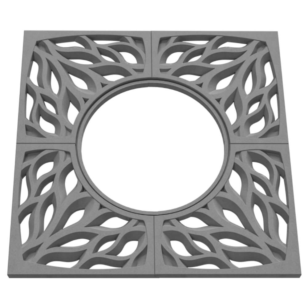 Приствольная решетка для дерева ZKING CRUST 1.2х1.2м Серая в Кукуштане фото