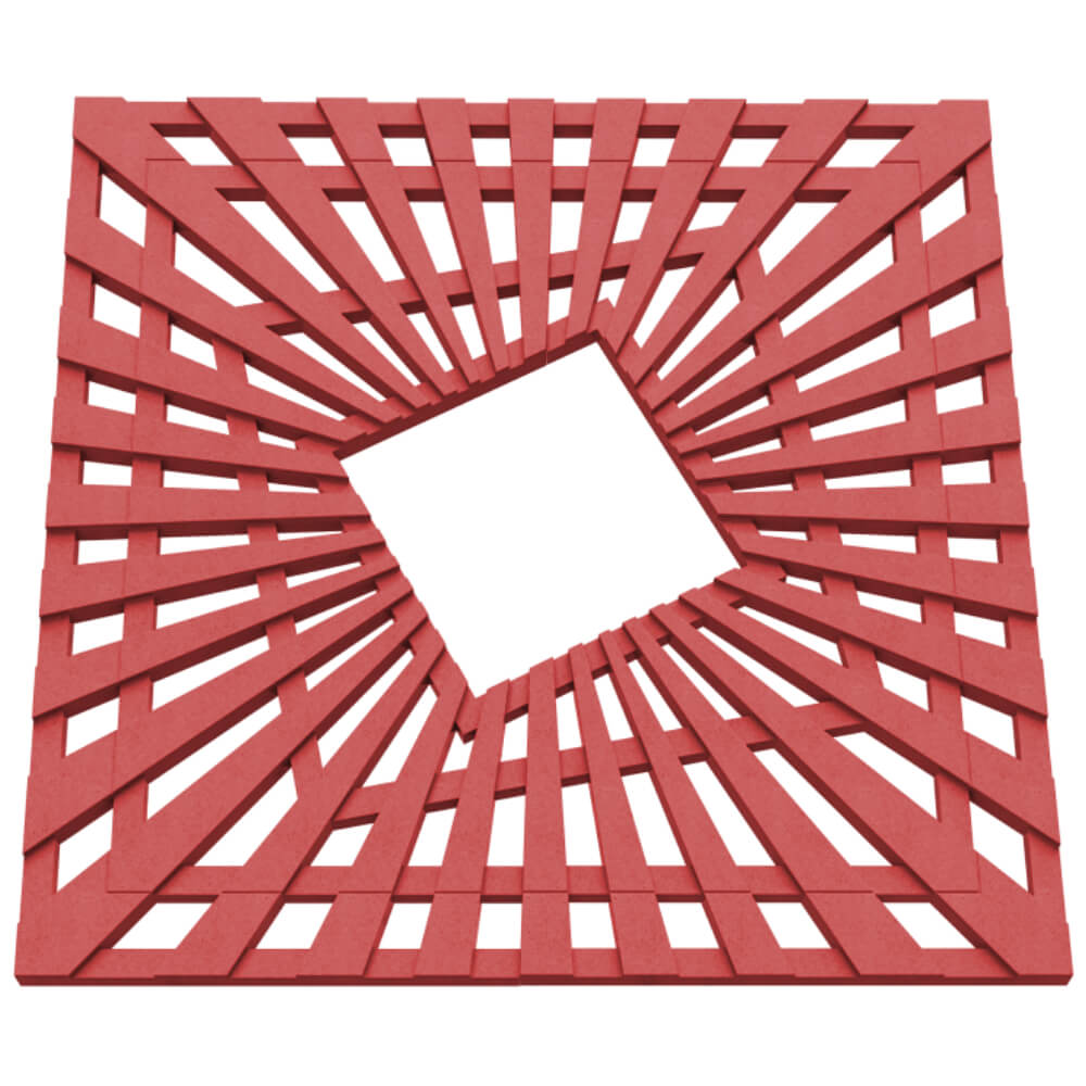 Приствольная решетка для дерева ZKING ATMOSPHERE 1.2х1.2м Красная в Кукуштане фото