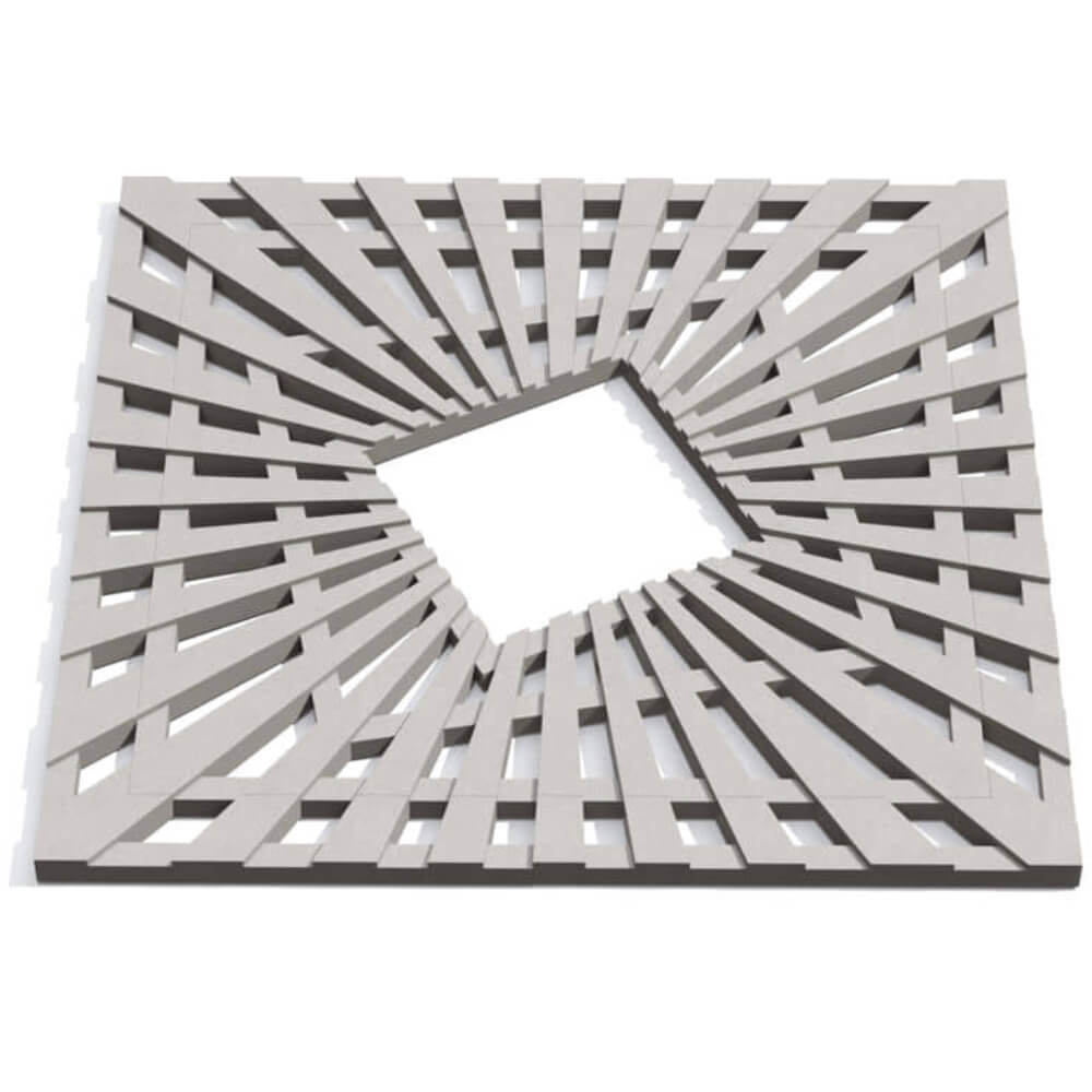 Приствольная решетка для дерева ZKING ATMOSPHERE 1.2х1.2м Бежевая Кукуштан фото