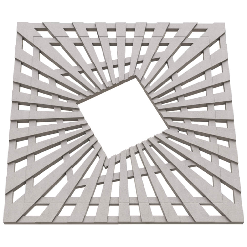 Приствольная решетка для дерева ZKING ATMOSPHERE 1.2х1.2м Бежевая в Кукуштане фото