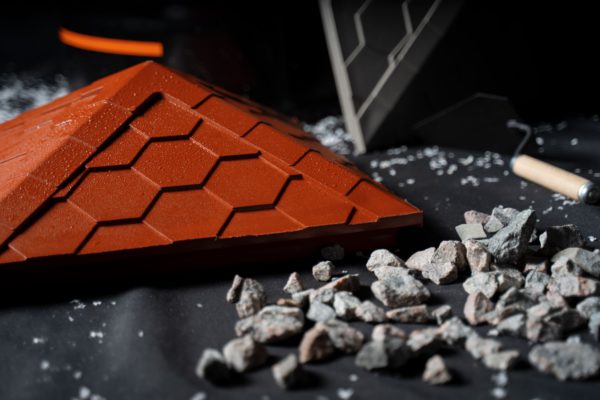 Колпак Zking Эверест Красный на столб 1.5х1.5 кирпича (390х390мм) в Кукуштане фото