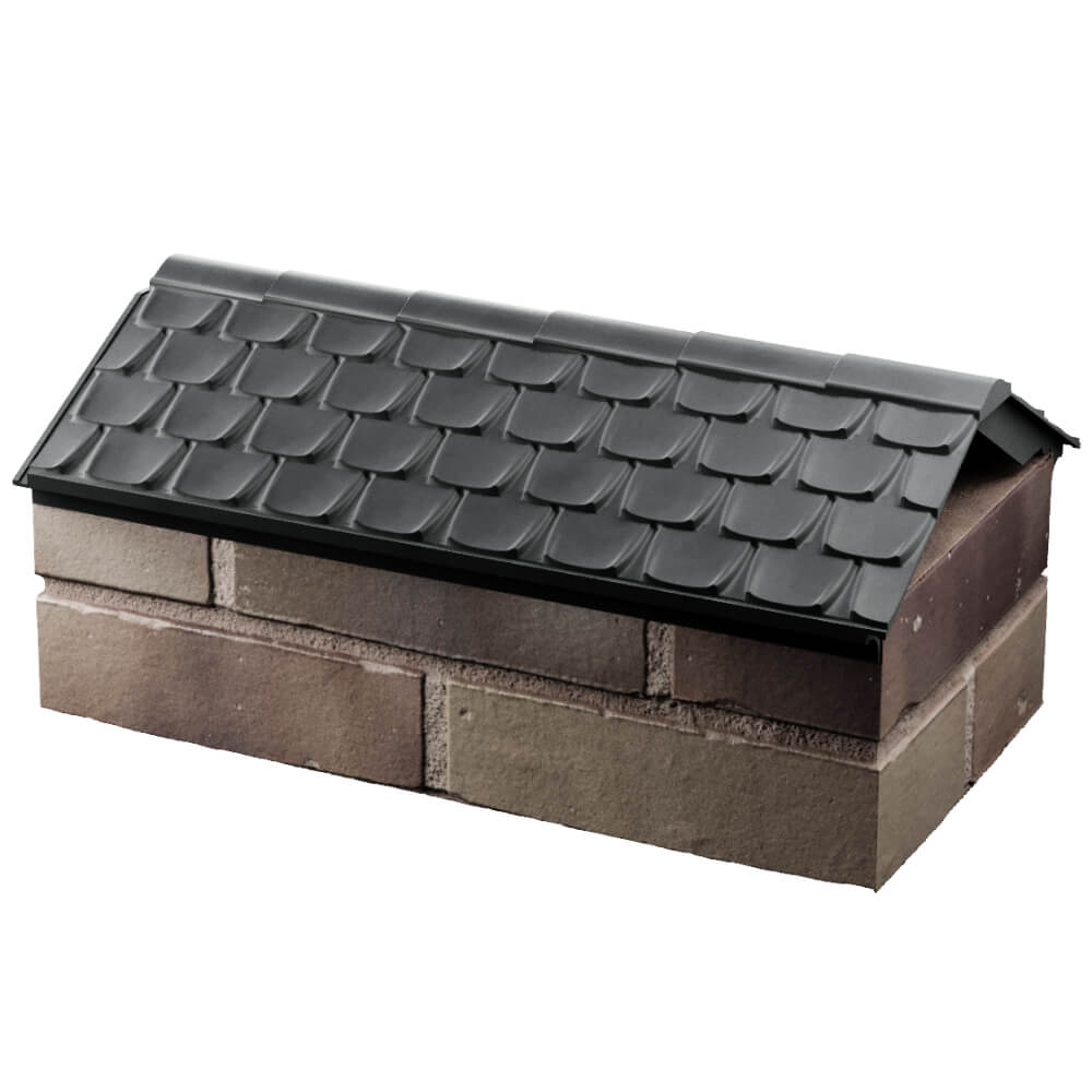 Парапет Zking Эльбрус Серый с посадкой на 1 кирпич (255мм) в Кукуштане фото