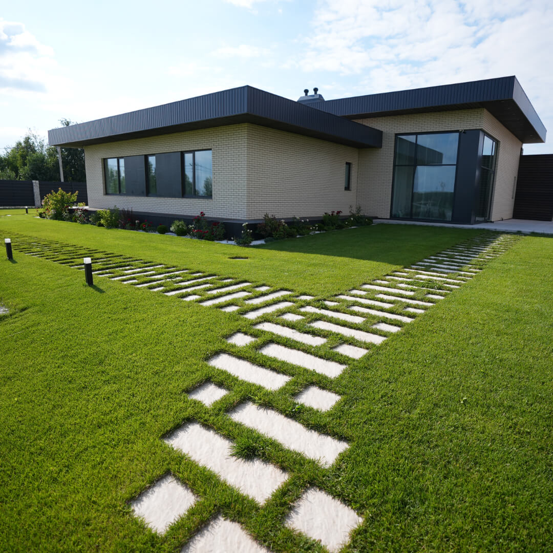 Шаговая плита STONE Светлая Галька 990х330х55мм в Кукуштане фото