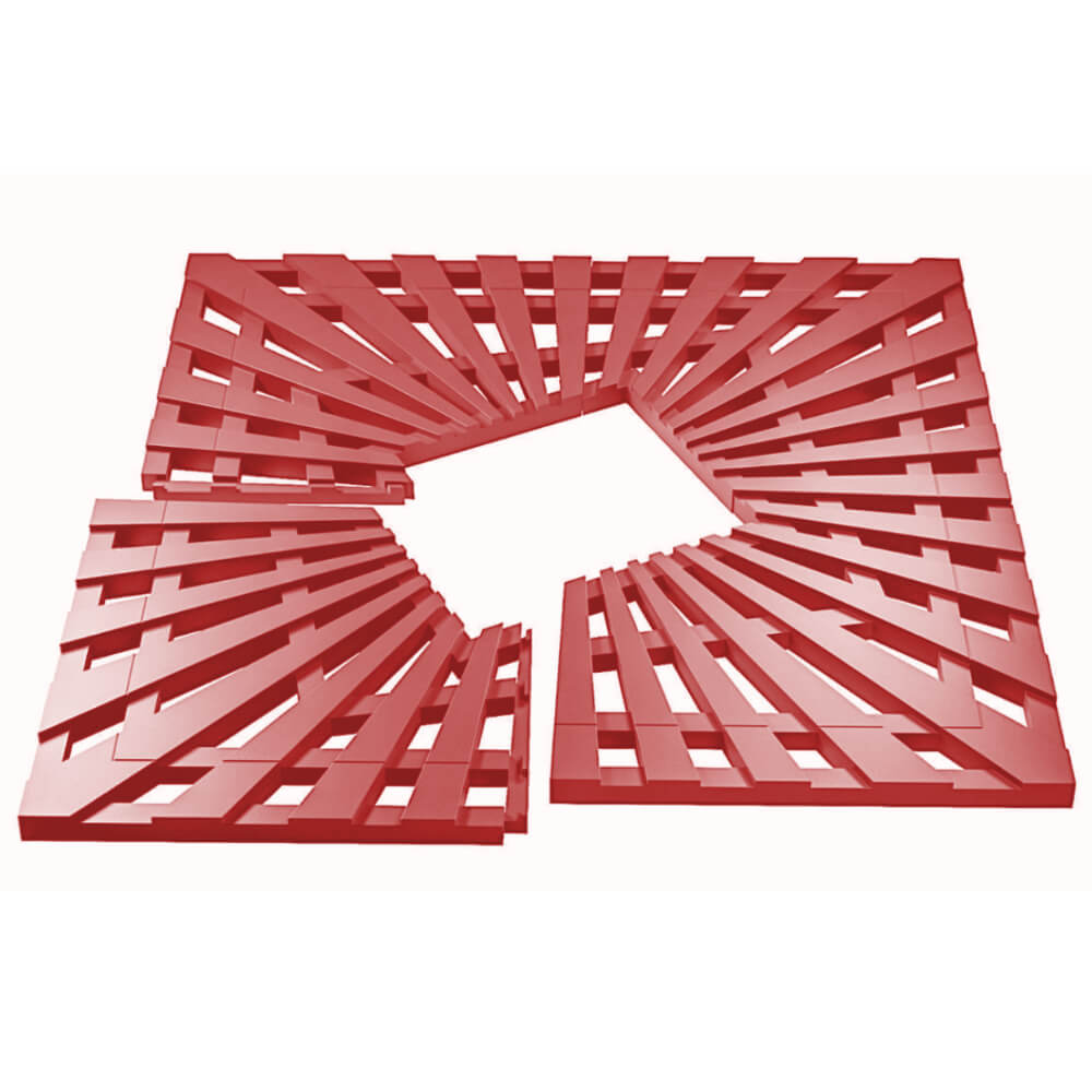 Приствольная решетка для дерева ZKING ATMOSPHERE 1.2х1.2м Красная в Кукуштане фото