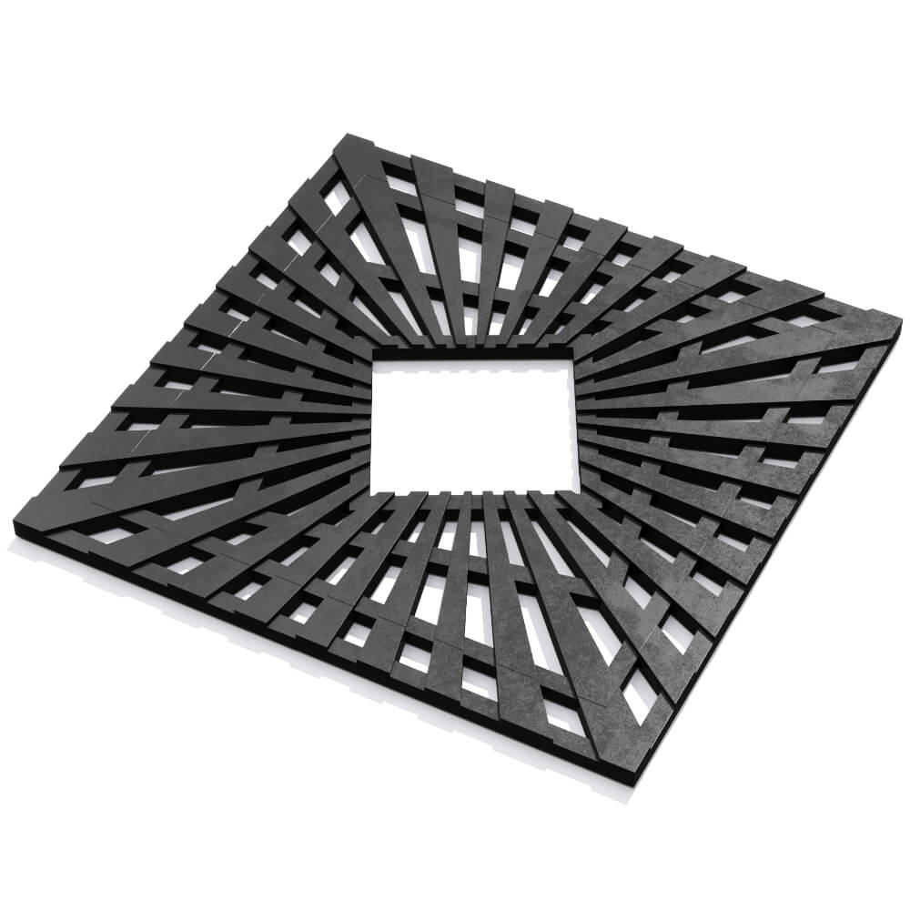 Приствольная решетка для дерева ZKING ATMOSPHERE 1.2х1.2м Черная в Кукуштане фото