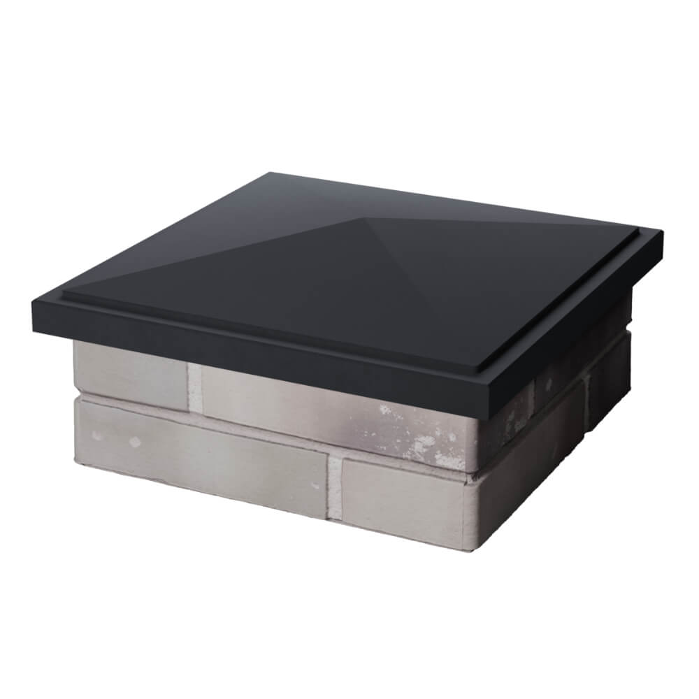 Колпак Zking БонаМоно Серый на столб 1.5х1.5 кирпича (385х385, 400х400мм) в Кукуштане фото