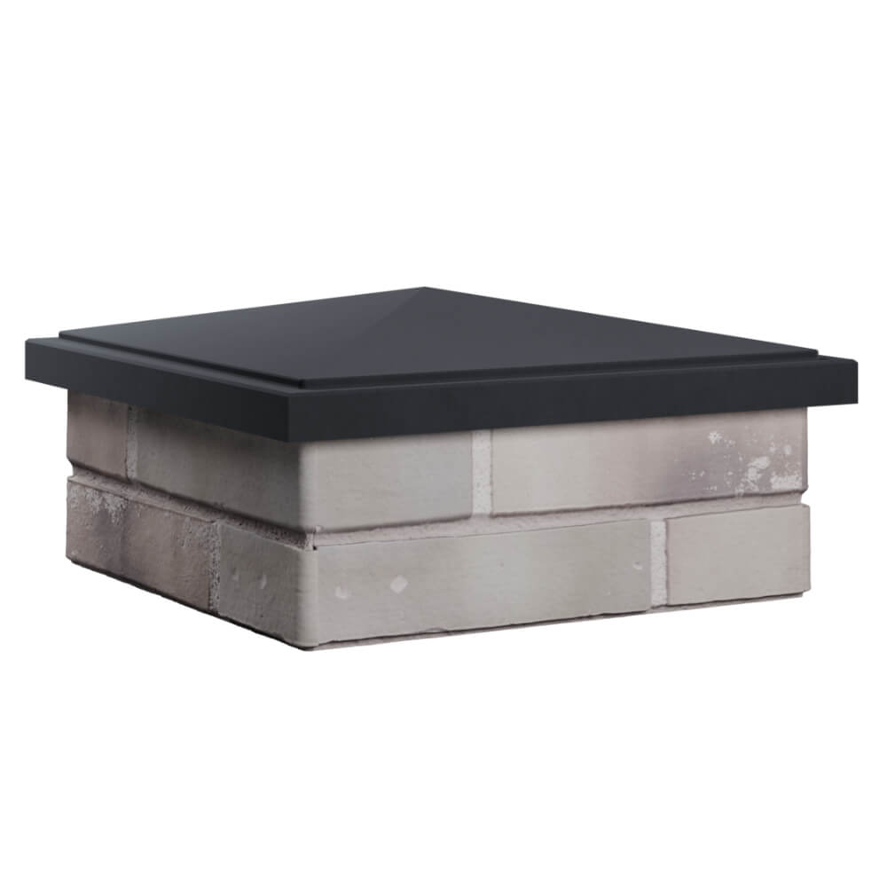 Колпак Zking БонаМоно Серый на столб 1.5х1.5 кирпича (385х385, 400х400мм) в Кукуштане фото