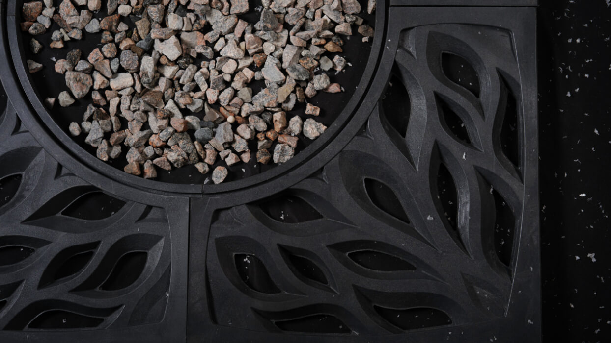 Приствольная решетка для дерева ZKING CRUST 1.2х1.2м Черная в Кукуштане фото